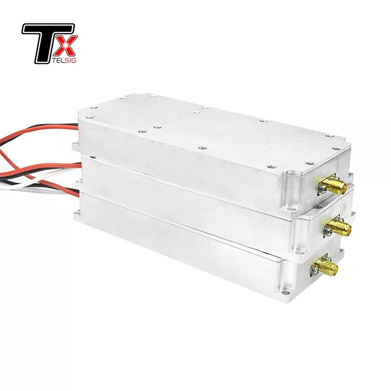 50W 2,4G 1,2G UAV-radiosignalblokkeringsmodul med GaN-sirkulator